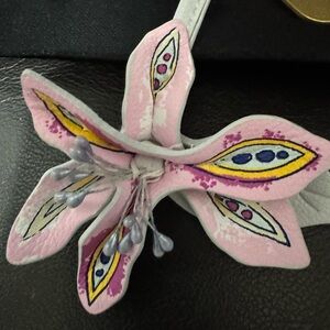 Vera Bradley Pink Floral Leather Accessory